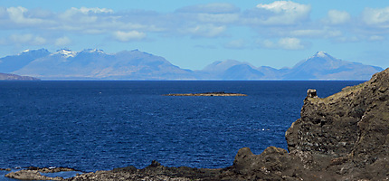 Île de Skye vue de l'île de Muck