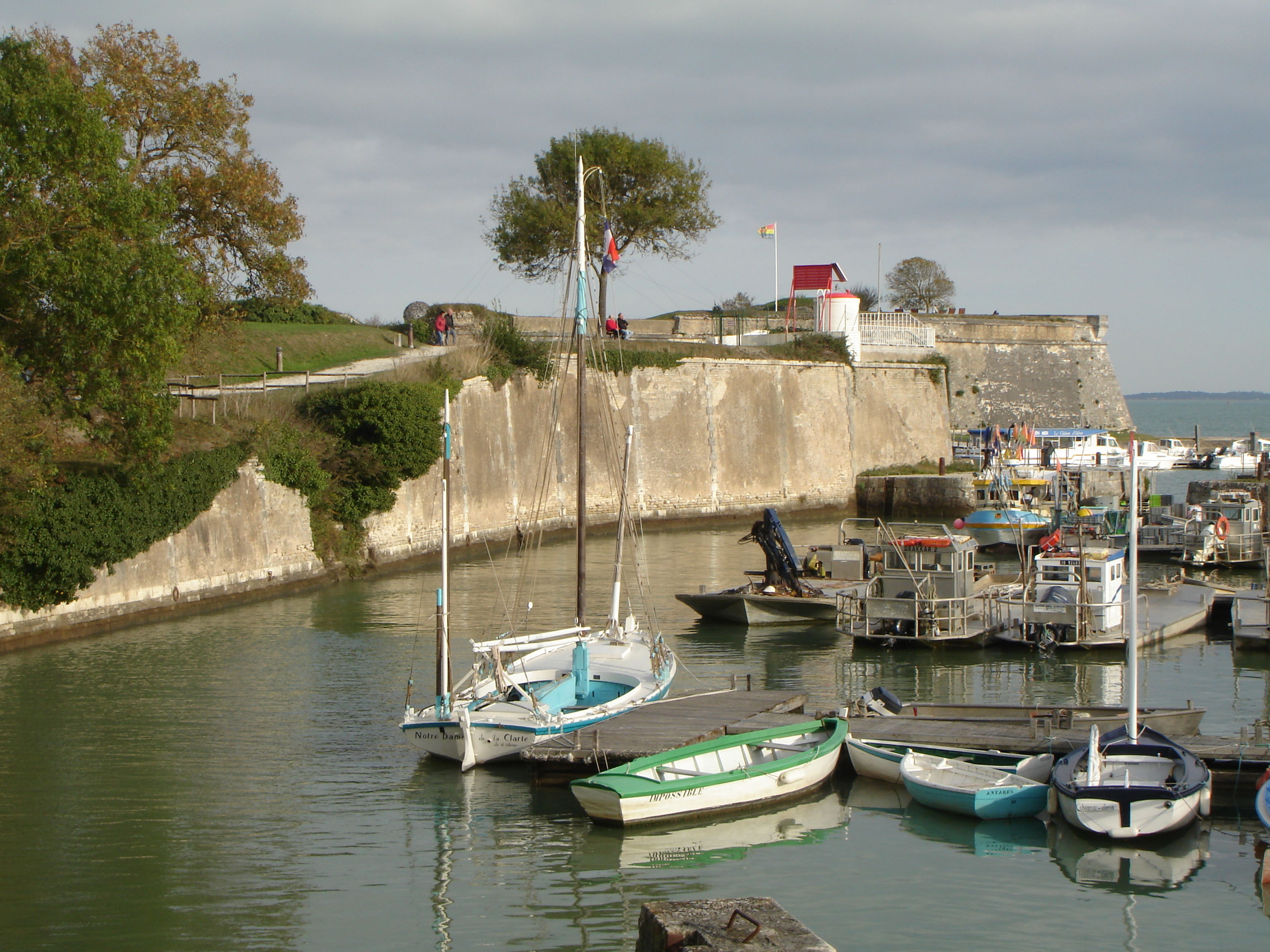 Château d'Oléron et son port