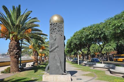 Statue à Funchal - Bord de mer