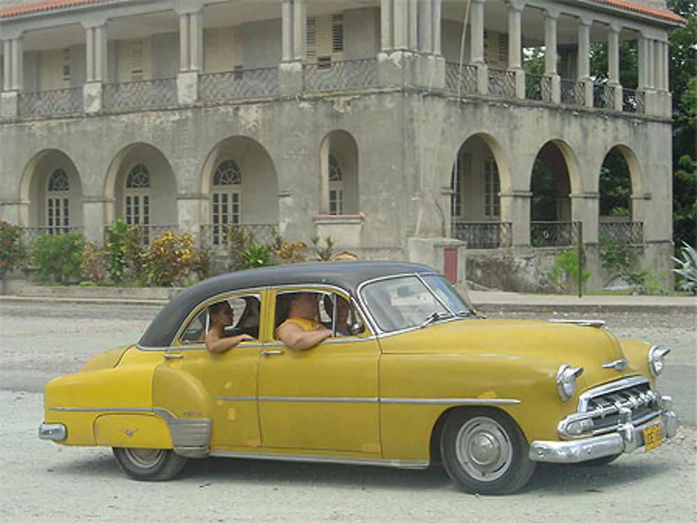 Cubain en voiture