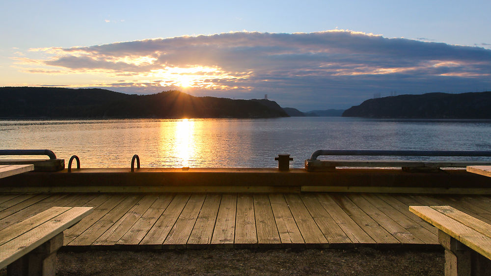 Vue sur le Fjord