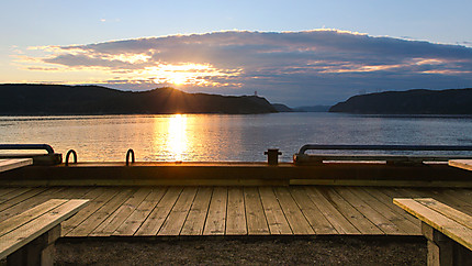 Vue sur le Fjord