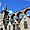 Eglise et viaduc, baie de Morlaix, Bretagne