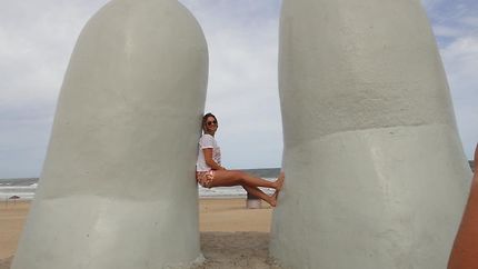 Los Dedos, sculpture historique de Punta del Este