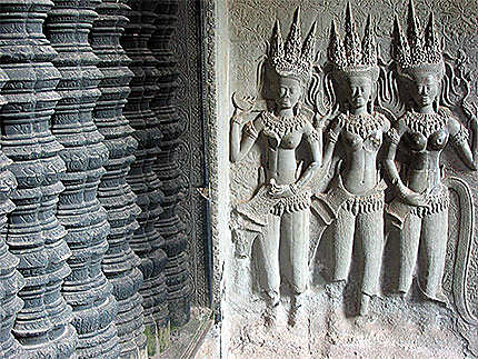 Détails à Angkor Wat