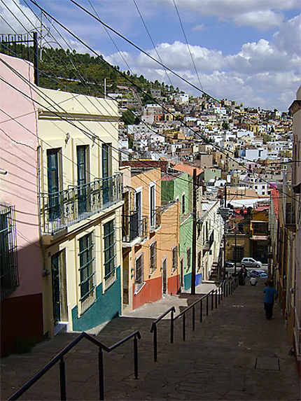 Maisons colorées de Zacatecas