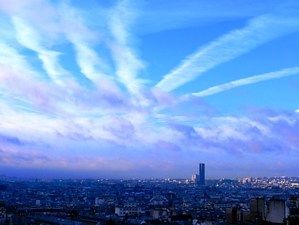 Ciel matinal sur Paris