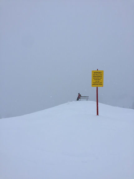 Achtung ! Tempête de neige à Alpbach