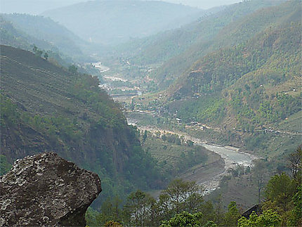 Route du Manaslu, Rivière Budi Gandaki Nadi