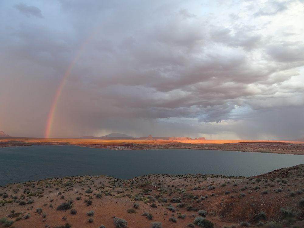 Orage sur le Lac Powell