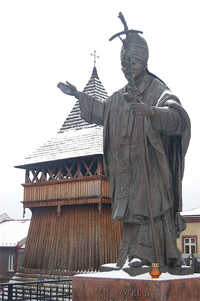 Statue de Jean-Paul II à Bochnia Statue de Jean-Paul II à Bochnia