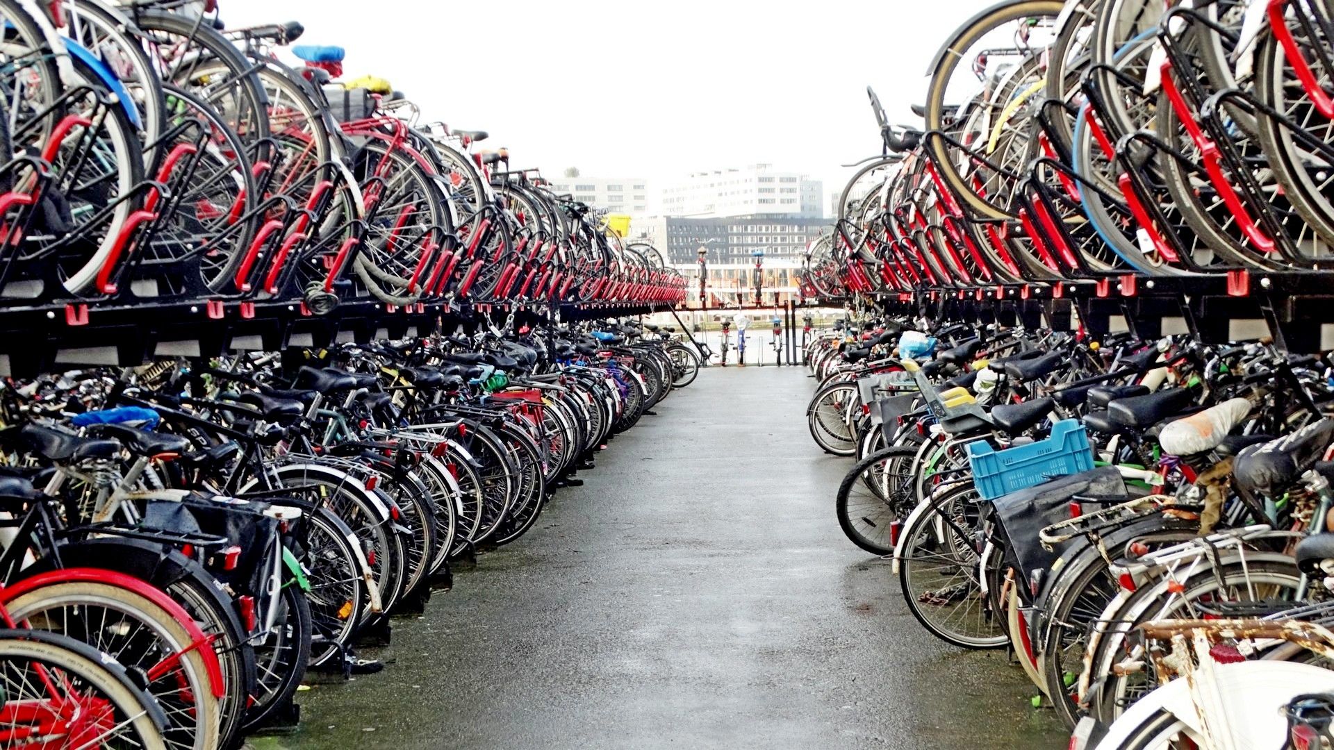 Bicyclettes en Hollande