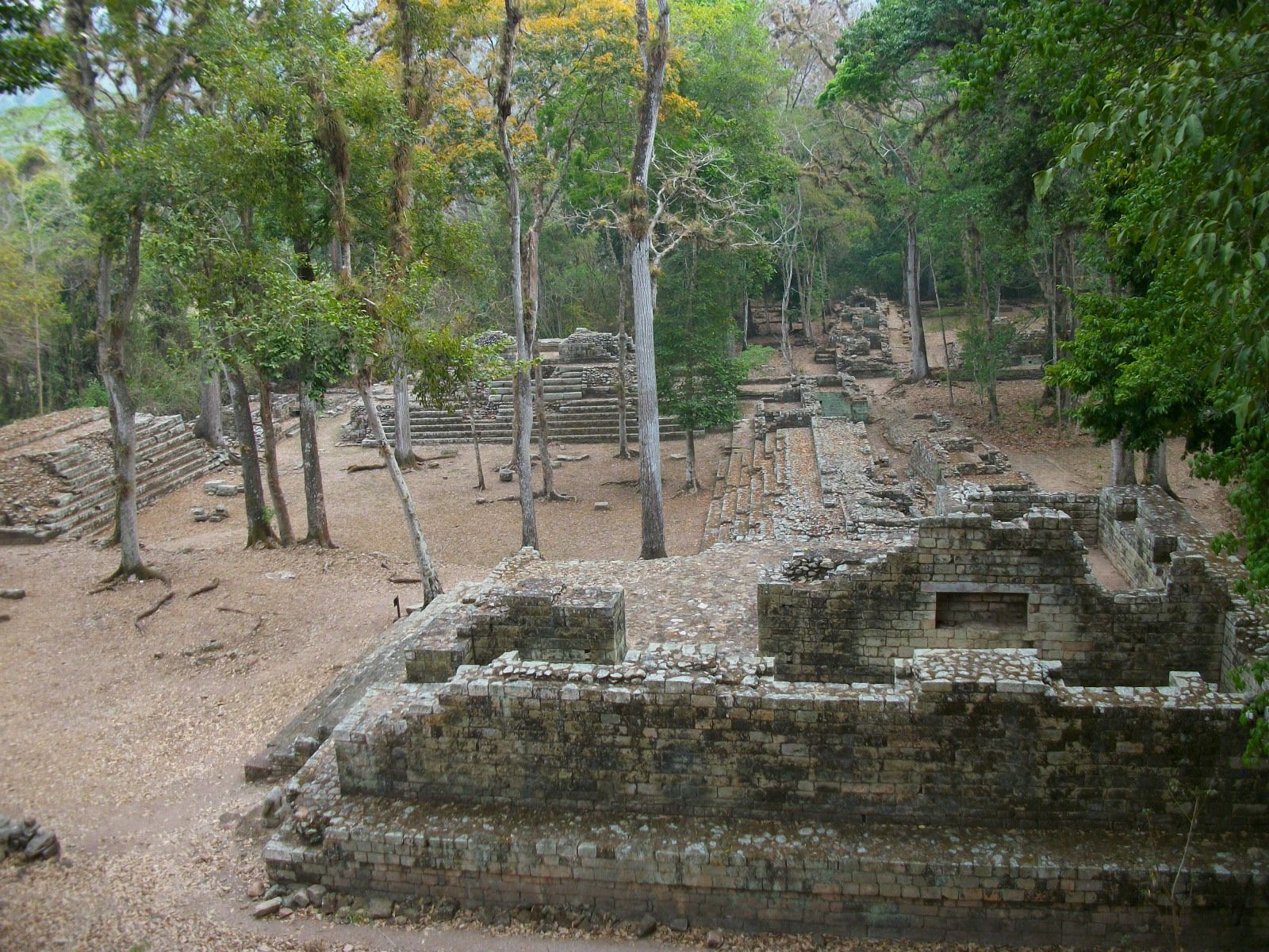 Site de Copan : les ruines
