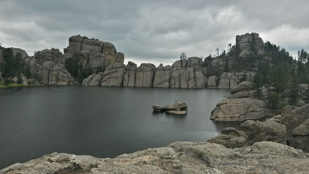 Sylvan lake dans Custer National Park