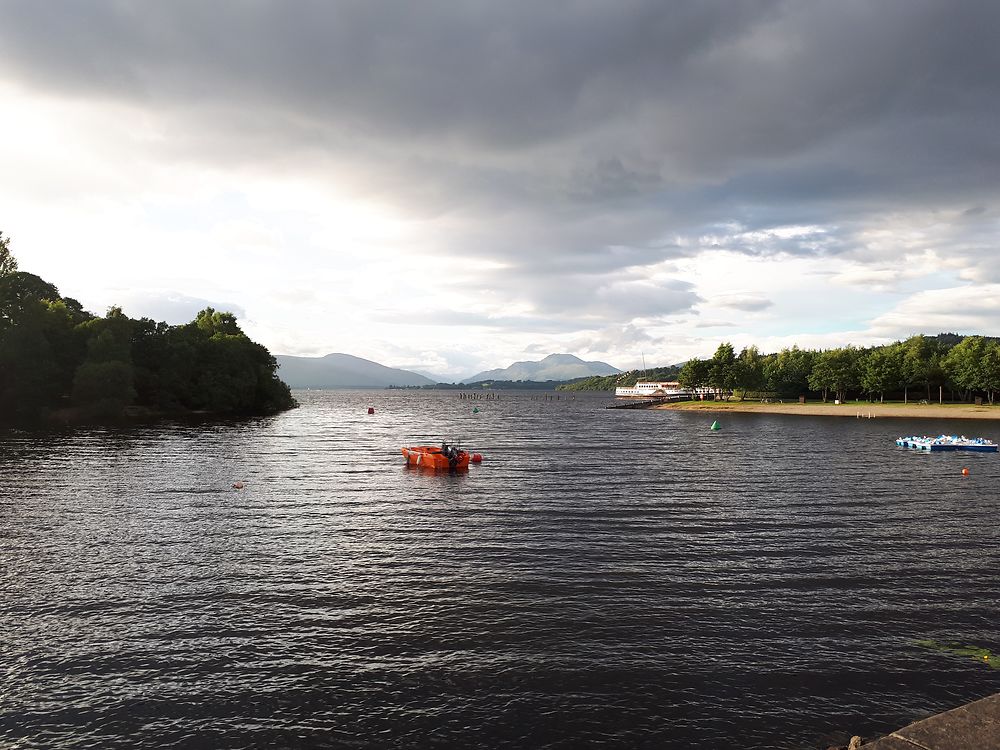 Balloch au bord du Loch Lomond