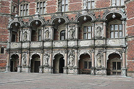 La cour du château de Frederiksborg