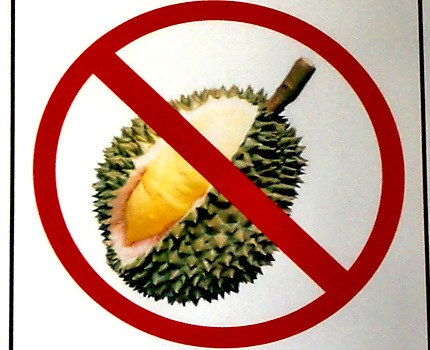 Durian interdit