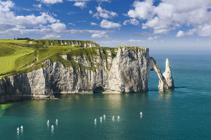 Du Pays de Caux à la côte d'Albâtre : la Normandie, côté falaises