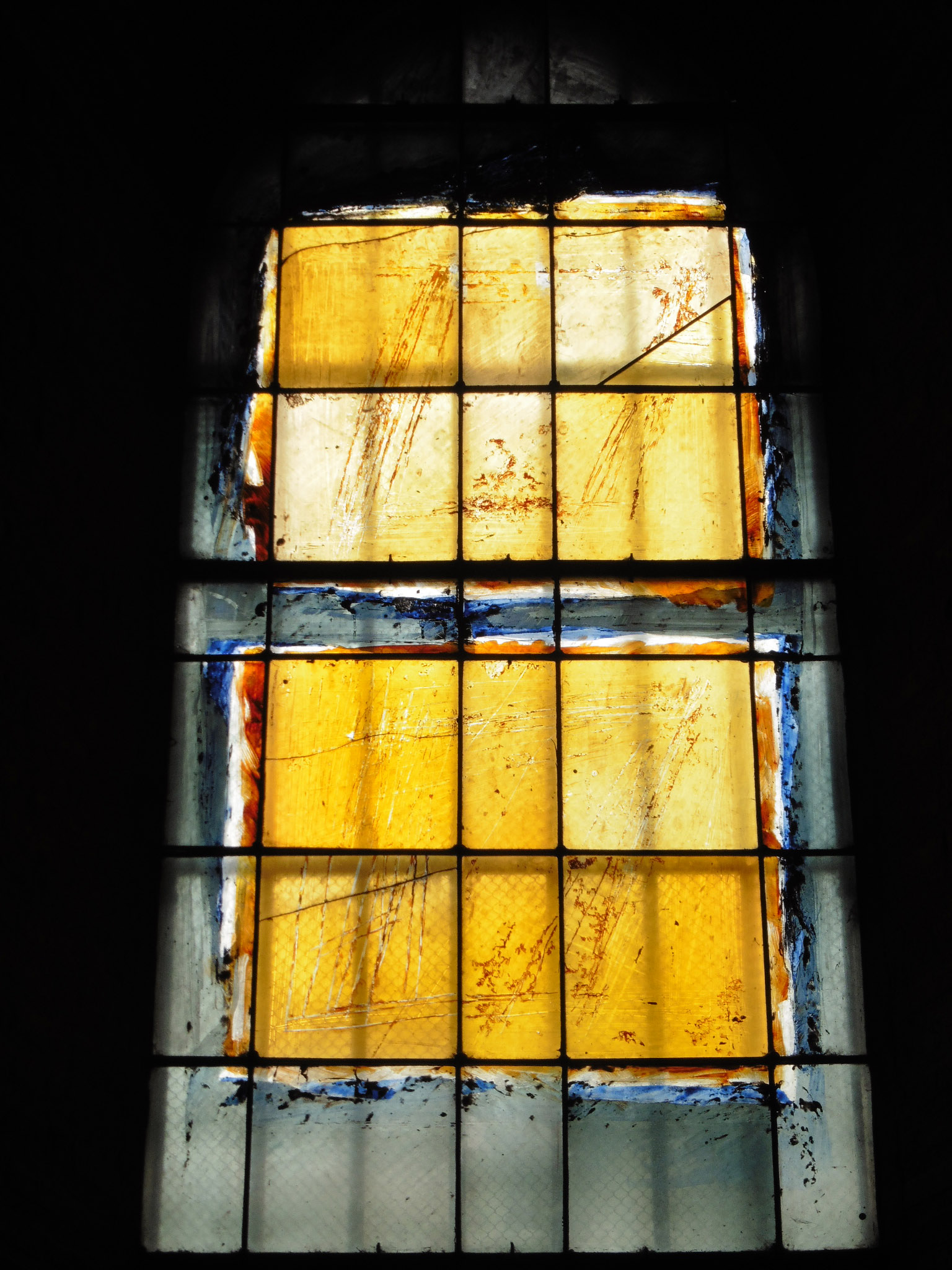 Vitrail Chagall de l'église abbatiale de Moissac Vitrail Chagall de l'église abbatiale de Moissac