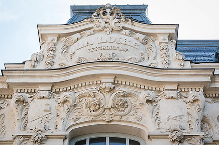 St-Etienne, Immeuble La Loire Républicaine, détail
