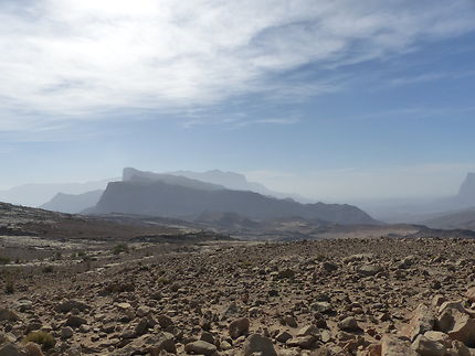 Dans le Djebel Shams à Oman