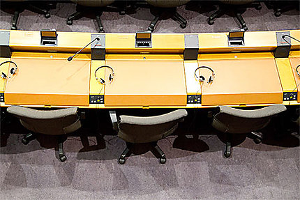 Bruxelles - Parlement Européen - Détail hémicycle