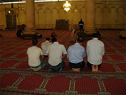 Prière à la Grande Mosquée