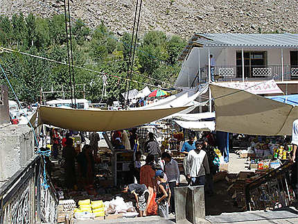 Vue du marché de Khorog