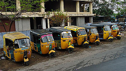 Arret des autorickshaws