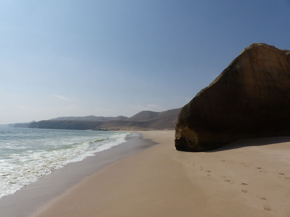 Plage de Ras Al Jinz, là où pondent les tortues...