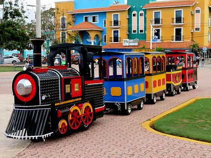 Train pour enfants : Transport : Playa del Carmen : Yucatán : Mexique 