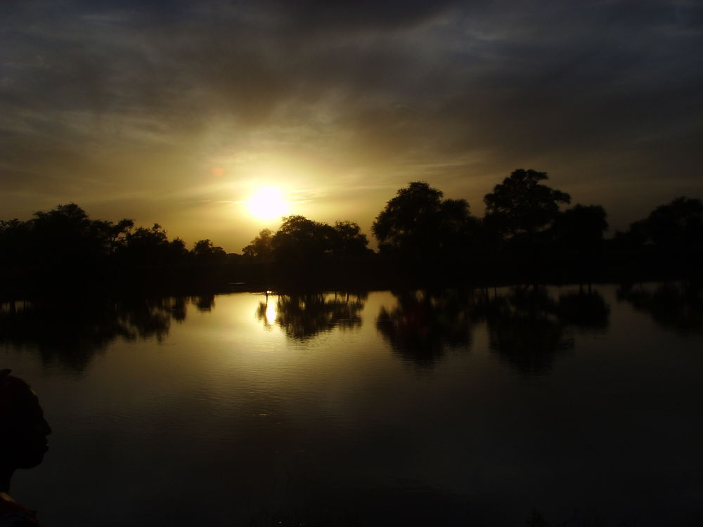 Coucher de soleil sur le Fleuve Sénégal