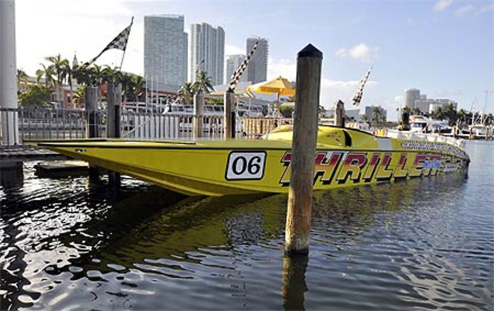 Prêts pour une promenade dans la baie de Miami