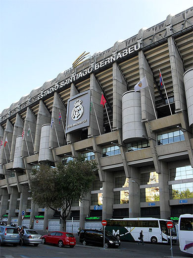 Estadio Santiago Bernabéu : tribune présidentielle Estadio Santiago Bernabéu : tribune présidentielle