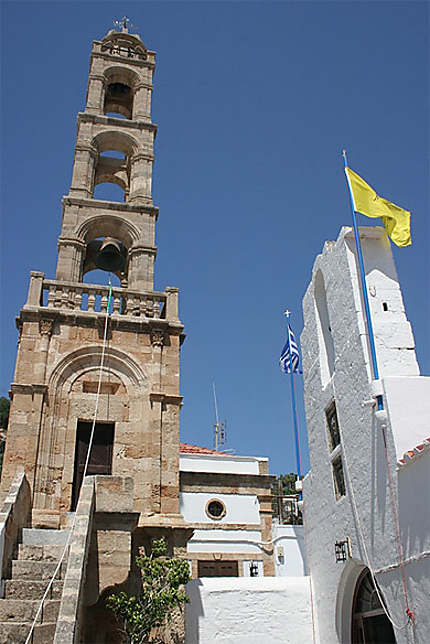 Le clocher de l'église de la Panagia