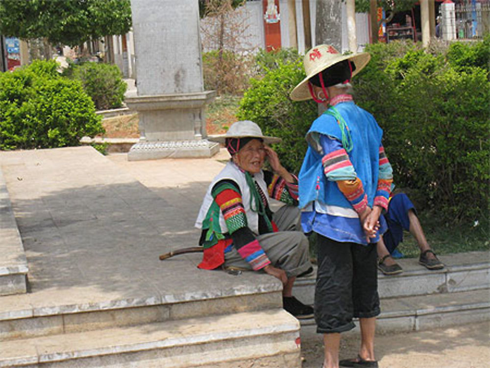 Femmes du village mongol de Xinmen