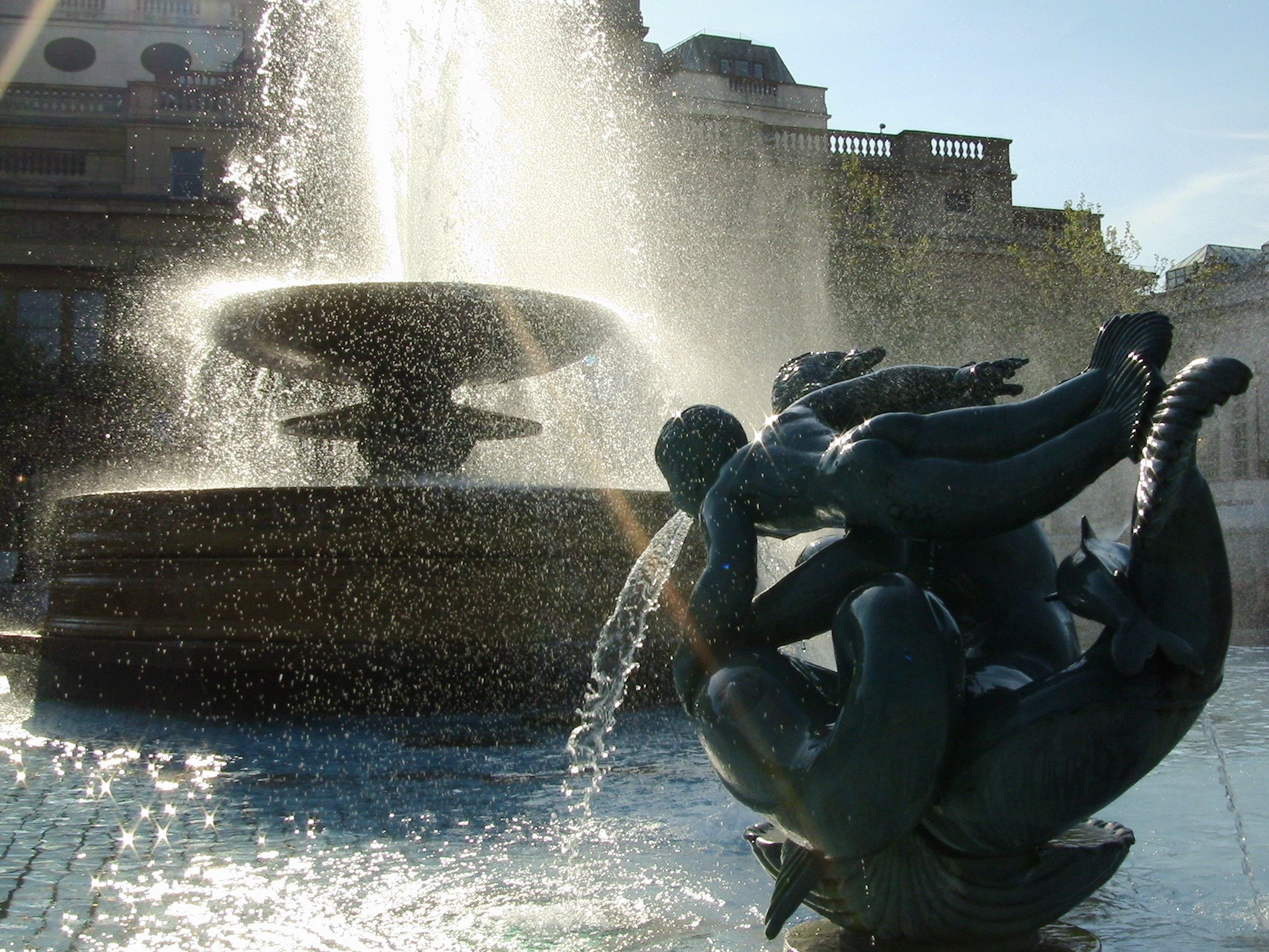 Fontaine à Trafalgar Square