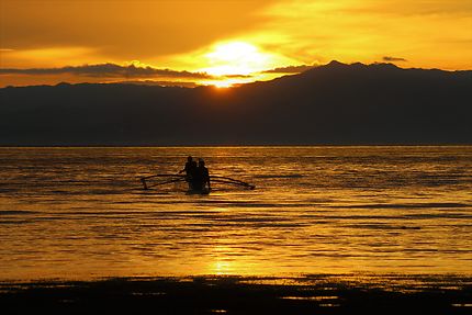 Coucher de soleil sur Cebu