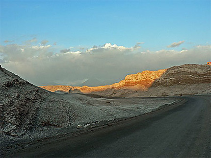 La vallée de la lune, dans l'Atacama