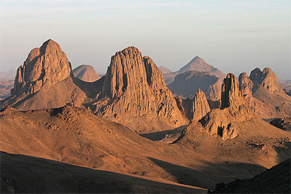 Le coucher du soleil vu de l'Ermitage du Père de Foucauld - Assekrem