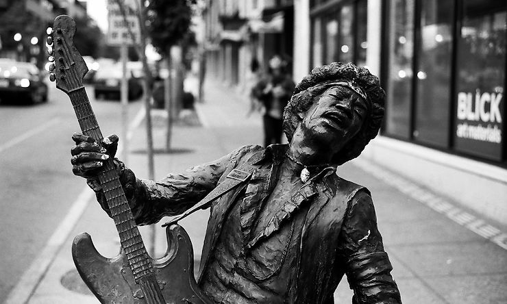 Jimi Hendrix et Nirvana à Seattle