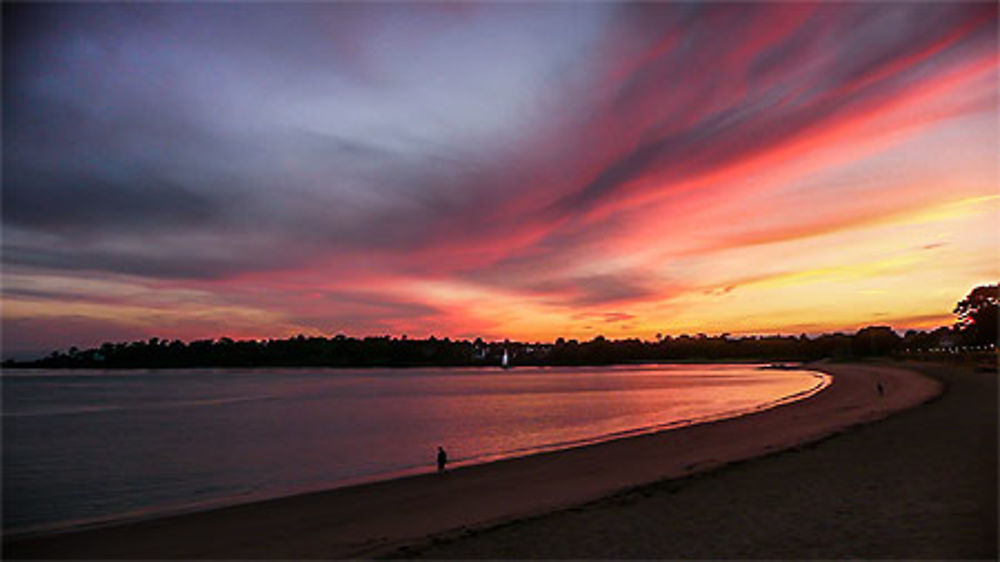 Coucher de soleil à Bénodet