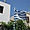 Drapeau grec dans la ville de Rhodes