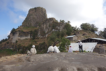 Au sommet du monastère Asheton Maryam