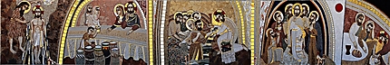 Fresque en mosaïque à la basilique de Ta'Pinu