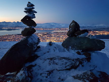 Tromso vue d'en haut