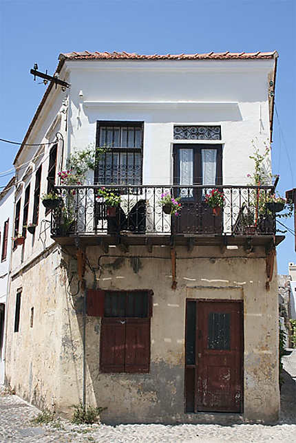 Une maison de la ville de Rhodes