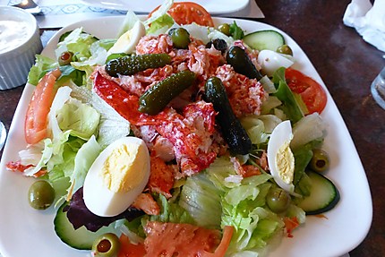 Langouste en salade