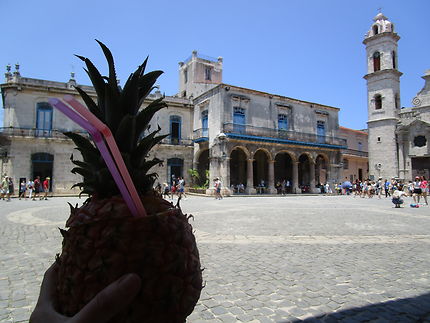Pause ananas à La Havane