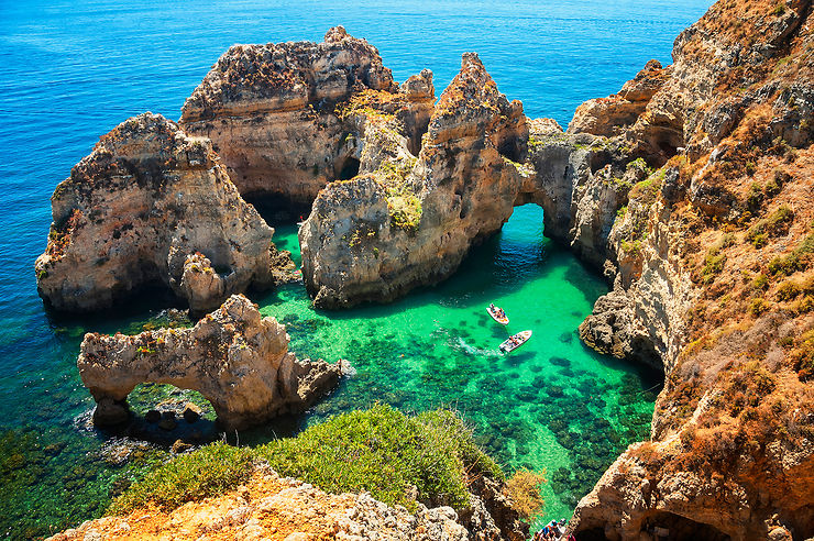 Falaises de Lagos (Algarve) : tour de la Ponta da Piedade